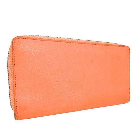 Balenciaga Round Orange Pony-Style Calfskin Wallet  (Pre-Owned) - Picture 2 of 8